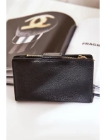 Damski Portfel Z Eko Skóry Czarne Isamille Damski Portfel Z Eko Skóry Czarne Isamille