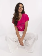 Tričko CLM TS 1727.90 fuchsia