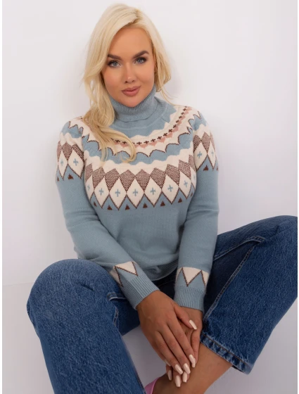 Sweter PM SW model 18949223 mietowy - FPrice Sweter PM SW model 18949223 mietowy - FPrice