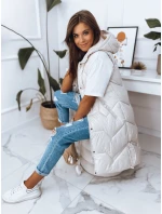 Dámska vesta LARIS ecru FashionStreet TY2835