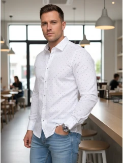 Koszula męska slim fit  biała model 22004913 - FashionStreet