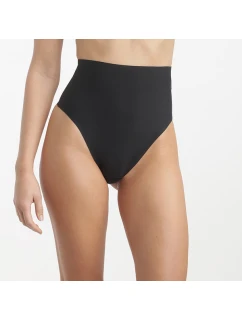 DIM INVISIBLE MID WAIST THONG - DIM - čierna