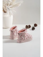 Dětské sněhule s růžové model 21762615 - Boto Dětské sněhule s růžové model 21762615 - Boto