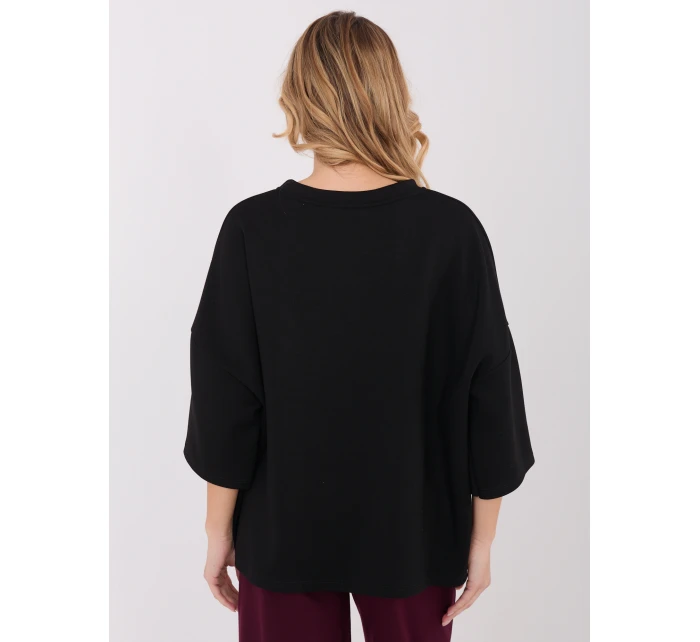 Bluzka MJ BZ model 21782535 czarny - FPrice Bluzka MJ BZ model 21782535 czarny - FPrice