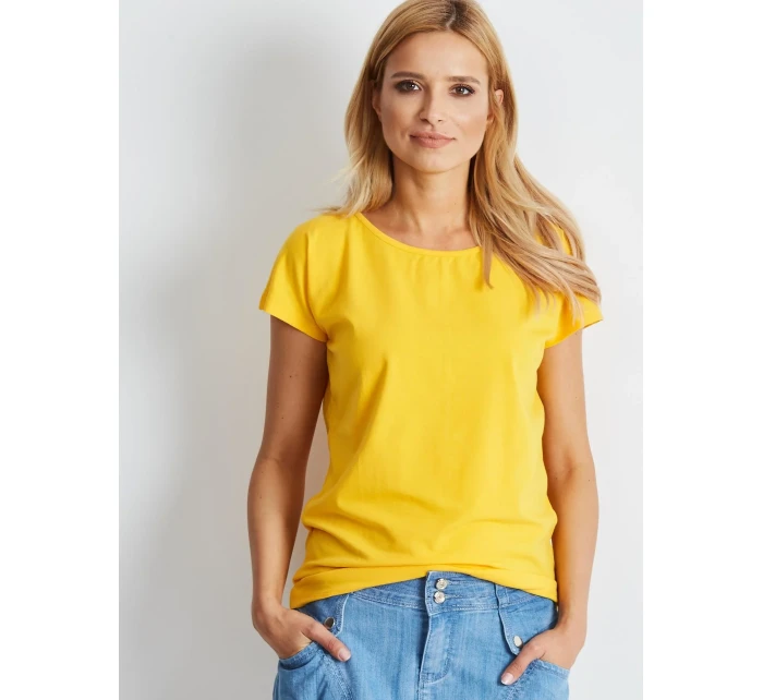 Tričko RV BZ model 14829657 tmavě žlutá - FPrice Tričko RV BZ model 14829657 tmavě žlutá - FPrice