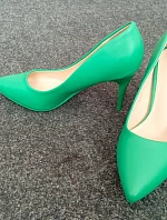 Dámske lodičky na podpätku B-831 Green - Bellucci