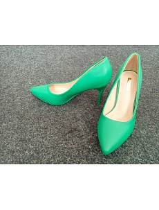 Dámske lodičky na podpätku B-831 Green - Bellucci