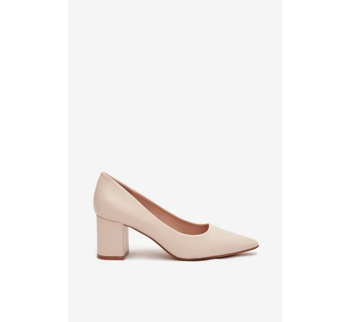 LL-380P Ryvessa béžové lodičky na platforme - Seastar LL-380P Ryvessa béžové lodičky na platforme - Seastar