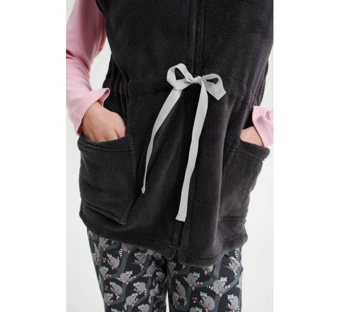 Vamp - Dámska vesta na zips 19463 sivá - Vamp