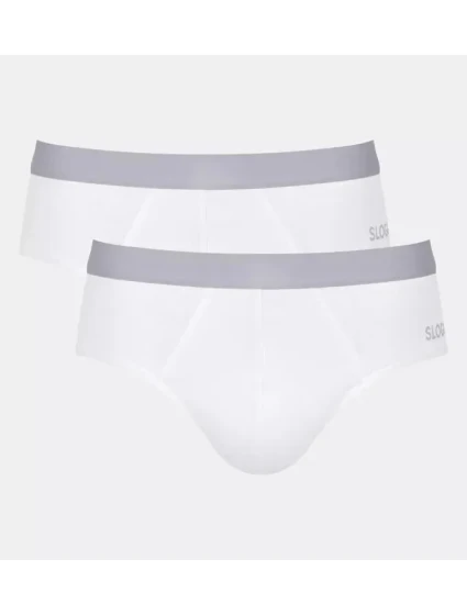 Pánske nohavičky GO ABC 2.0 Brief 2P - WHITE - biela 0003 - SLOGGI