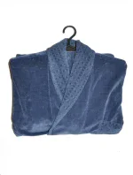 Dlhý pánsky župan DE LAFENSE Velur 712