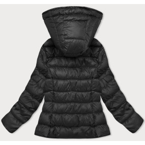 Čierna prešívaná dámska zimná bunda (YP-22075-1)