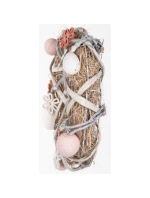 DEKORATÍVNA GIRLANDA ŠEDÁ PRIEMER 24CM