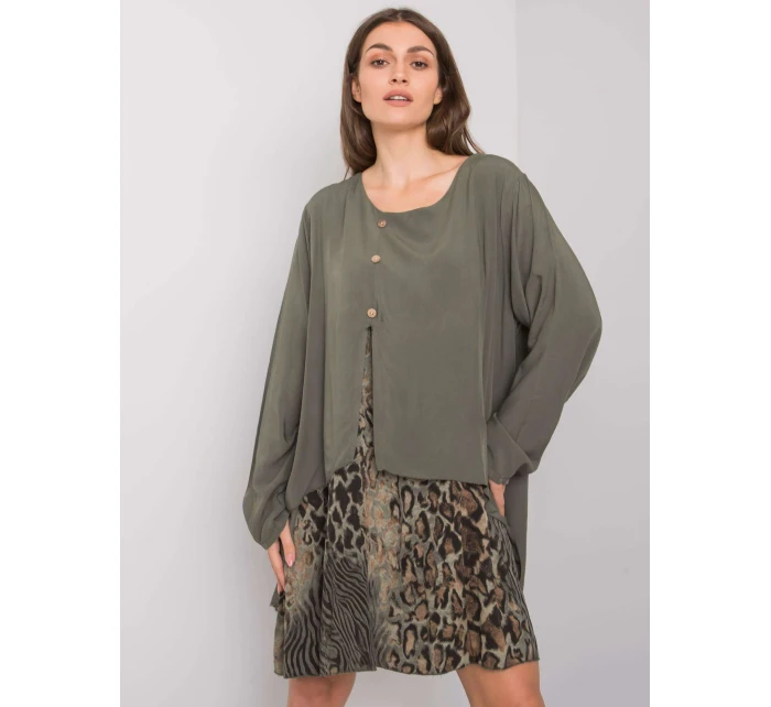 Šaty DHJ SK 21451.50 khaki