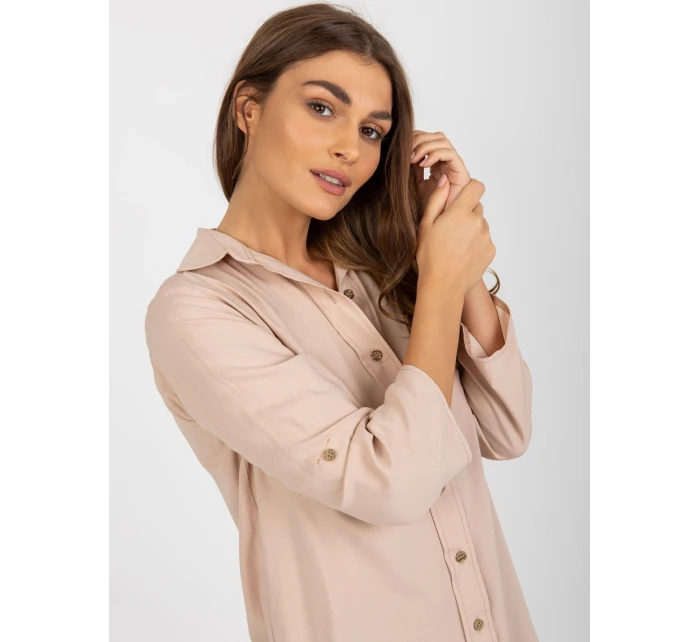 Košeľa LK KS 509317.84P béžová Košeľa LK KS 509317.84P béžová