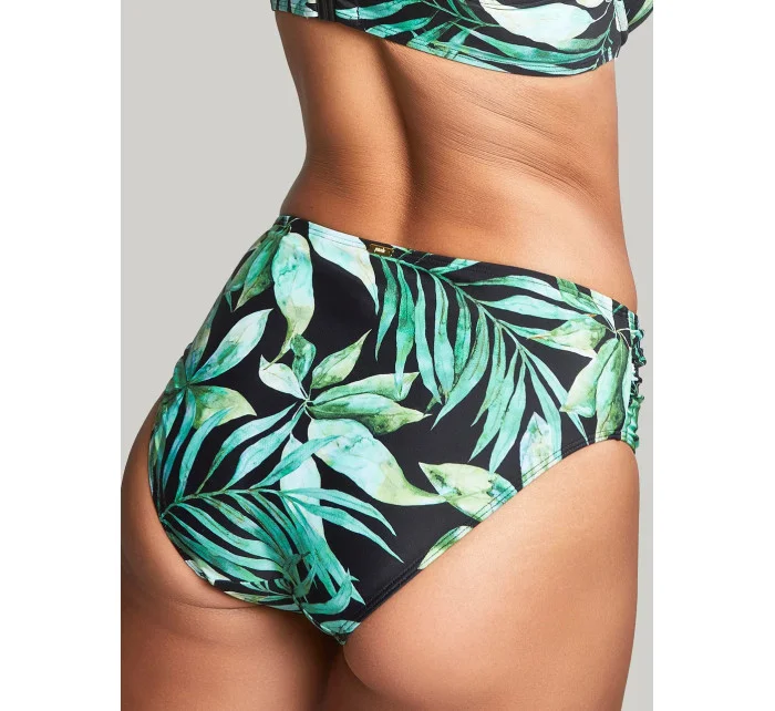 Dámske plavky Bali Midi Brief SW1646 Green Printed - Panache
