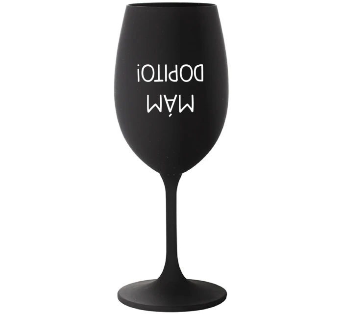 - černá sklenice na víno 350 ml model 21859209 - černá sklenice na víno 350 ml model 21859209