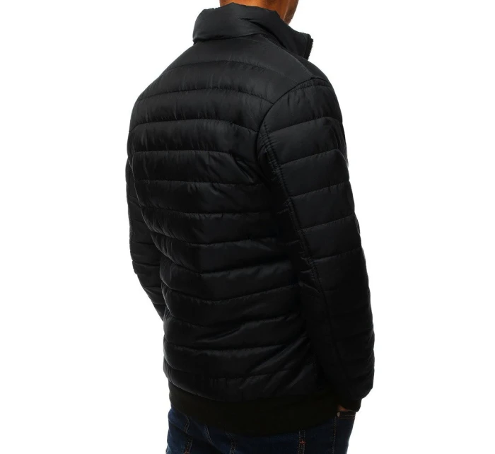 Pánska prechodná prešívaná bunda čierna TX3270 Pánska prechodná prešívaná bunda čierna TX3270