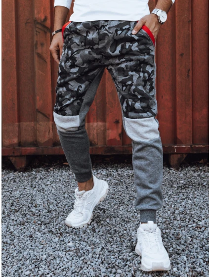 Pánské antracitové tepláky Dstreet model 21979946 - FashionStreet Pánské antracitové tepláky Dstreet model 21979946 - FashionStreet