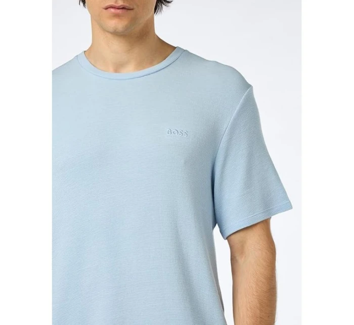 Tričko Boss Rib Azzurro M 50509328-450 pánske