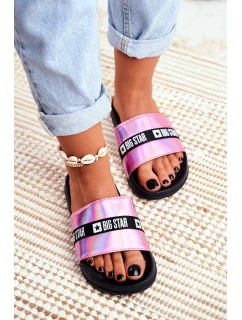 Dámské Nazouváky Big Star Růžové model 21537242 - Big Star Shoes