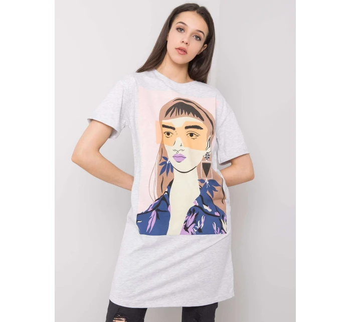 Tunika D12022O02382A svetlo šedá