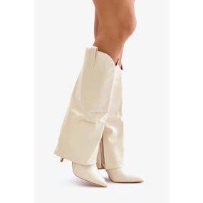 Topánky na podpätku model 202611 Krok vo veľkom štýle Topánky na podpätku model 202611 Krok vo veľkom štýle