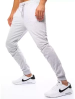 FashionStreet šedé pánske tepláky UX3245