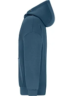 Daiber 8043 Ťažká unisexová mikina s kapucňou v oversize strihu 02.8043 dusty blue