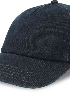 Atlantis Headwear Iraya 5-panelová džínsová čiapka 33.0304 tmavá džínsovina
