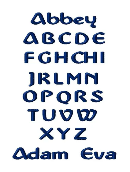 Názov výšivky Abbey Názov výšivky Abbey