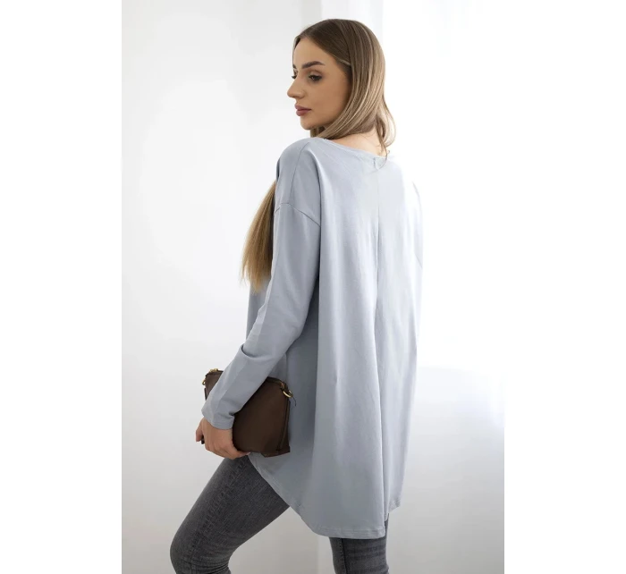 Dámska blúzka s orlom a sivým Canyonom