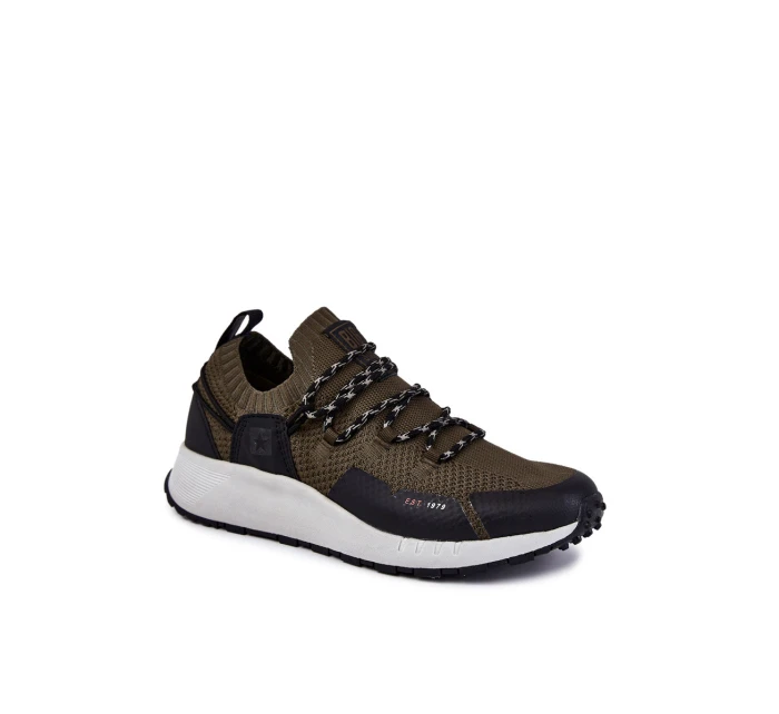 Męskie Buty Sportowe Big Star KK174014 Khaki