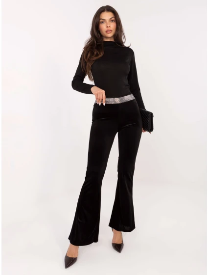 Spodnie IT SP model 21776331 czarny - FPrice Spodnie IT SP model 21776331 czarny - FPrice