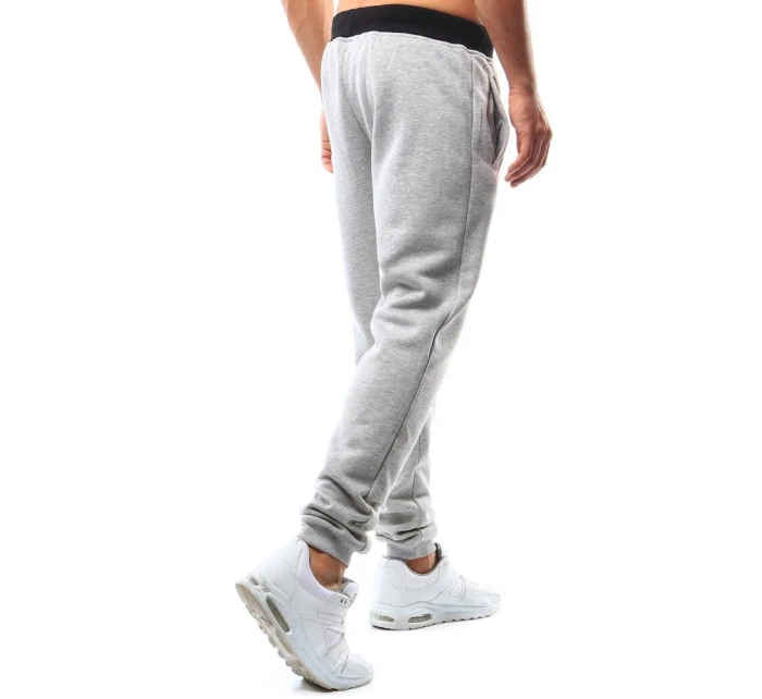 Pánské šedé teplákové kalhoty model 21962289 - Dstreet