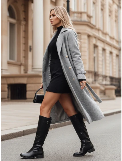 Dámske čierne topánky FashionStreet ZY1087
