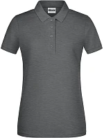 Dámské piqué polo z bio bavlny 02. black heather model 22534211 - Daiber Dámské piqué polo z bio bavlny 02. black heather model 22534211 - Daiber