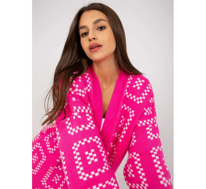 Dámsky sveter LC SW 0296 fluo ružový