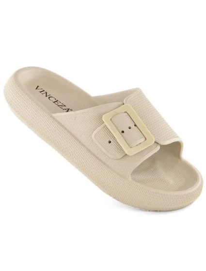 Žabky s prackou Vinceza W JAN308 beige