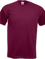 Tričko Fruit of the Loom Super Premium T 16.1044, bordová