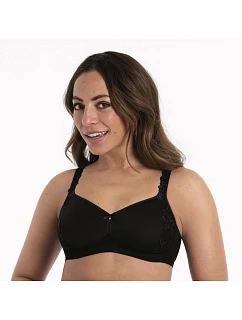 Suzette mäkké podprsenky s kosticami 5256 čierna - RosaFaia