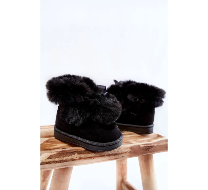 Dětské teplé sněhule Černé model 21600339 - Boto