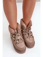 Semišové Sněhule Dámské S   Taupe model 21679986 - D.Franklin