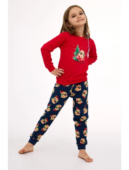 DIEVČENSKÉ DETSKÉ PYŽAMO DR 594/186 MEDVEDÍK DIEVČENSKÉ DETSKÉ PYŽAMO DR 594/186 MEDVEDÍK