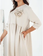 béžové šaty Dstreet model 21974034 - FashionStreet