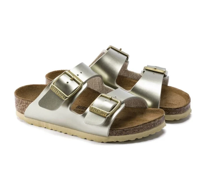 Birkenstock Arizona Kids Birko-Flor Electric Metallic Gold narrow (1014841)