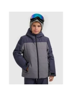 Chlapčenská lyžiarska bunda 5000 s membránou 4F 4FJRAW25TTJAM1064-22S