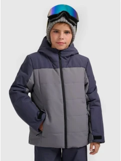 Chlapčenská lyžiarska bunda 5000 s membránou 4F 4FJRAW25TTJAM1064-22S