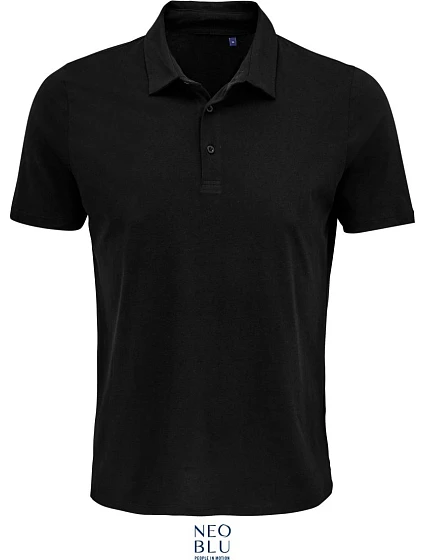 NEOBLU Octave Men Pánske džersejové polo 24.3572 deep black NEOBLU Octave Men Pánske džersejové polo 24.3572 deep black