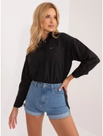 BA KS 0317 košeľa.76 čierna farba BA KS 0317 košeľa.76 čierna farba